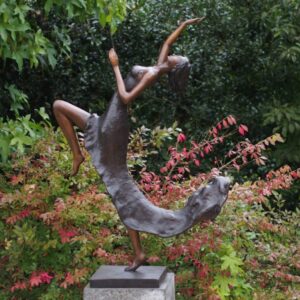 FIWO 77 Stepping Out Feminine Solid Bronze Sculpture 1 | Avant Garden Bronzes