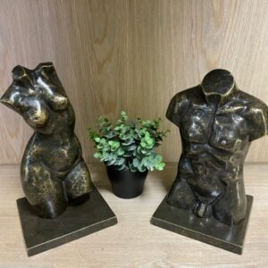 Male & Female Busts Bronze Sculptures 2 | Avant Garden Bronzes