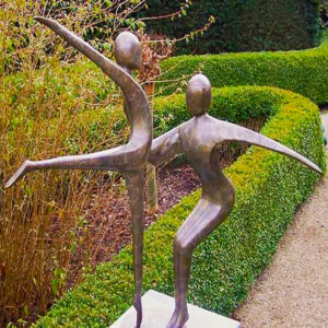 MO 1 Solid Bronze Sculpture Modern Dancing Desire 1 | Avant Garden Bronzes