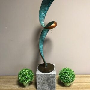Ribbon Of Love Bronze Sculpture 47cm Ideal Anniversary Gift MO 44 3 | Avant Garden Bronzes