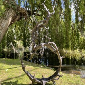 Twiggy Solid Bronze Sculpture Modern Abstract Woodland Branches MO 51 2 | Avant Garden Bronzes
