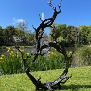 Twiggy Solid Bronze Sculpture Modern Abstract Woodland Branches MO 51 4 | Avant Garden Bronzes