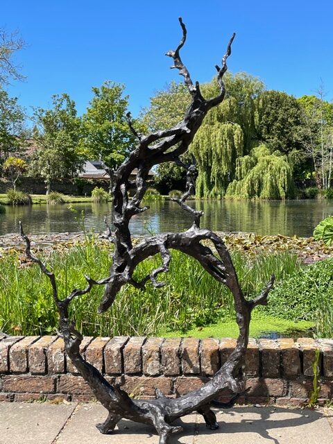 Twiggy Solid Bronze Sculpture Modern Abstract Woodland Branches MO 51 6 | Avant Garden Bronzes