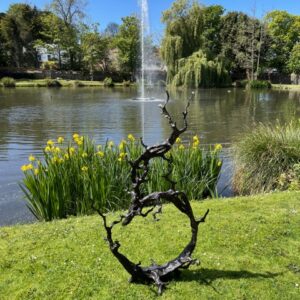Twiggy Solid Bronze Sculpture Modern Abstract Woodland Branches MO 51 7 | Avant Garden Bronzes