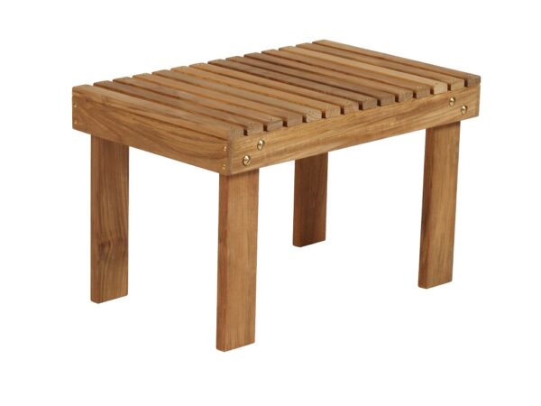 Adirondack 62 Side Table Solid Teak by Barlow Tyrie (1) | Avant Garden