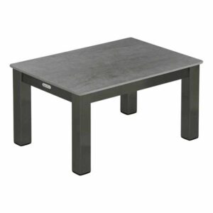 Equinox 49 Graphite Powder Coated SS Lounger Table by Barlow Tyrie (1) | Avant Garden