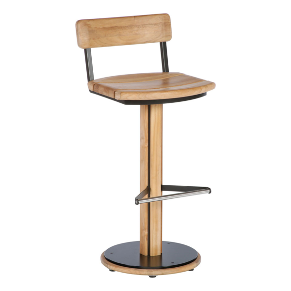 Titan High Dining Rustic Teak Chair by Barlow Tyrie 1 | Avant Garden