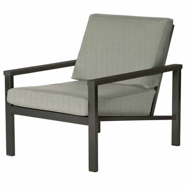 Equinox Armchair Deep Seating Carbon Webbing Graphite Frame by Barlow Tyrie (1) | Avant Garden