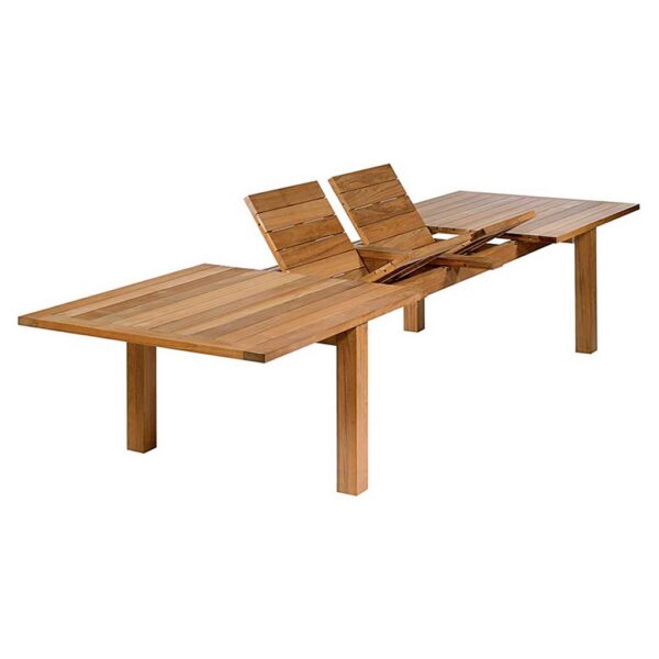 Apex Extending Dining Table 390 Solid Teak by Barlow Tyrie (1) | Avant Garden