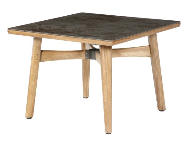 Monterey 100 Oxide Ceramic Solid Teak Dining Table by Barlow Tyrie (1) | Avant Garden