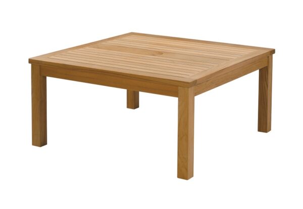 Haven Square 100 Conversation Table Solid Teak by Barlow Tyrie 1 | Avant Garden