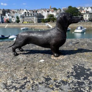 Dachshund Puppy Sausage Dog Bronze Sculpture 6 | Avant Garden Bronzes