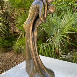 Modern Dancing Couple Bronze Sculpture Smooth 4 | Avant Garden Bronzes