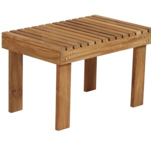 Adirondack 62 Side Table Solid Teak by Barlow Tyrie (1) | Avant Garden