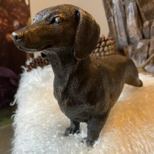 Dachshund Puppy Sausage Dog Bronze Sculpture DO 23 3 | Avant Garden Bronzes