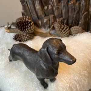 Dachshund Puppy Sausage Dog Bronze Sculpture DO 23 5 | Avant Garden Bronzes