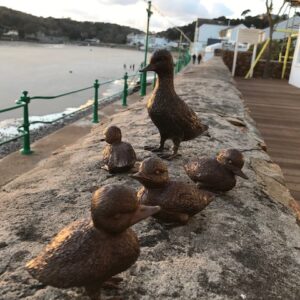Duck Family Bronze Sculpture Set of Five Birds 17cm Exclusive Gift BI 02 9 | Avant Garden Bronzes