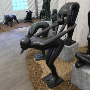 Frederick And Christophe Bronze Male Swimmers Sculptures 1 | Avant Garden Bronzes
