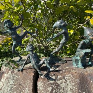 Garden Goblins Set of Four Bronze Sculpture 7 | Avant Garden Bronzes