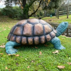 Giant Tortoise Fountain Water Feature Bronze Sculpture Lifestyle 4 | Avant Garden Bronzes
