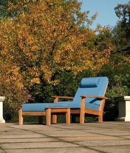 Haven Ottoman Deep Seating Lounge Solid Teak Waterproof Cushions 3 | Avant Garden Bronzes