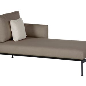 Layout Single Chaise Low Arm Deep Seating Lounge Carbon Beige by Barlow Tyrie (1) | Avant Garden