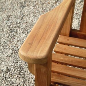 London Bench 180 Solid Teak Garden Seat by Barlow Tyrie