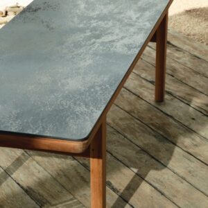 Monterey Oxide 150 Low Coffee Table Rectangular Solid Teak by Barlow Tyrie