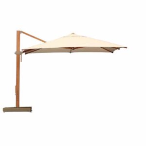 NapoliCantilever 3.5m Parasol Canvas Coloured Canopy by Barlow Tyrie (1) | Avant Garden