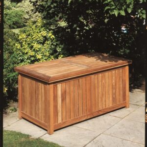 Storage Chest 150 Solid Teak by Barlow Tyrie