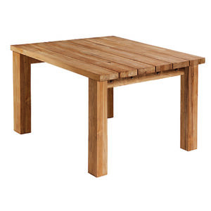Titan Square Dining Table Rustic Teak by Barlow Tyrie 8 | Avant Garden