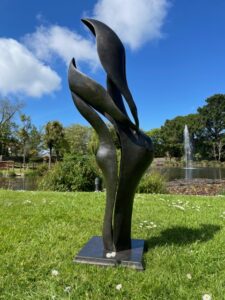 Harmony Modern Bronze Abstract Lovers Sculpture 114cm MO 5 7 | Avant Garden Bronzes
