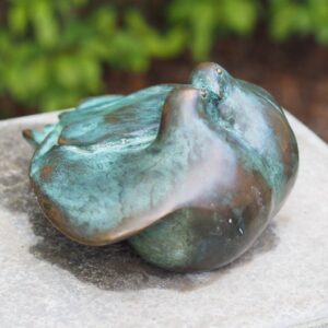 Verdigris Bronze Love Birds Heart 1 | Avant Garden Bronzes