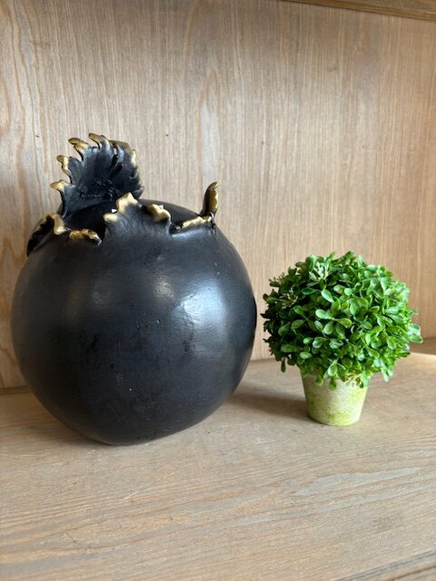 Large Palm Memorial Cremation Urn Bronze Sculpture 2 | Avant Garden Bronzes