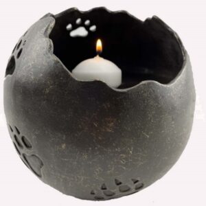 Cremation Urn Pets Memorial Bronze Sculpture Candle Burner MESU 11 1 | Avant Garden Bronzes