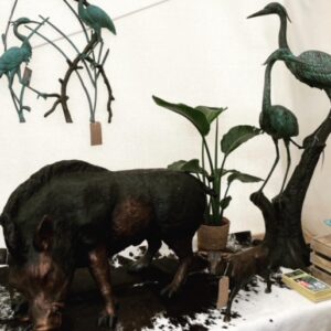 Bronze Wild Boar Woodland Animal Sculpture 51cm 6 | Avant Garden Bronzes