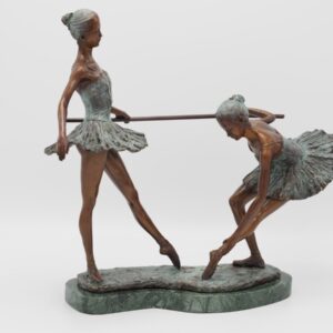 Ballet Barre Two Ballerinas Bronze Sculpture 1 | Avant Garden Bronzes