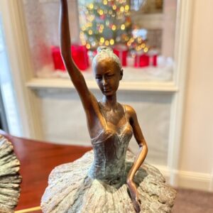 Elegant Ballerina Bronze Sculpture Lifestyle 1 | Avant Garden Bronzes