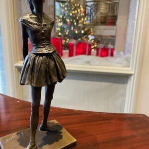 Degas Ballerina Bronze Sculpture Lifestyle 2 | Avant Garden Bronzes