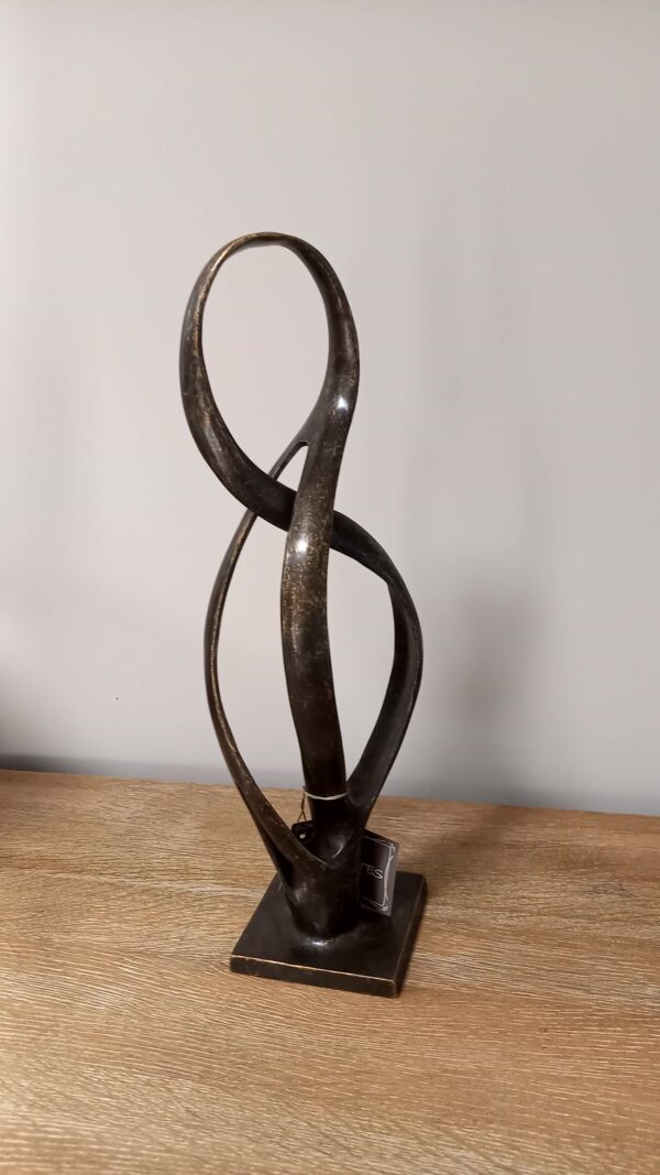 Modern Swirl Bronze Sculpture 42cm 1 | Avant Garden Bronzes