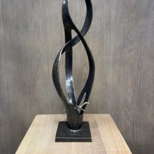 Modern Swirl Bronze Sculpture 42cm 3 | Avant Garden Bronzes