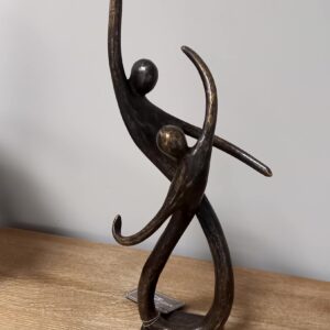Abstract Two As One Solid Bronze Sculpture 1 | Avant Garden Bronzes