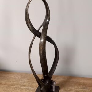 Swirl Modern Art Exclusive Bronze Sculpture 42cm MO 57 1 | Avant Garden Bronzes