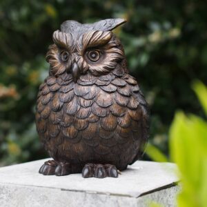 Bronze Bird Wise Old Owl Bronze Sculpture BI 004 6 | Avant Garden Bronzes