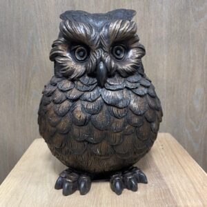 Wise Old Owl Bronze Sculpture 2 | Avant Garden Bronzes