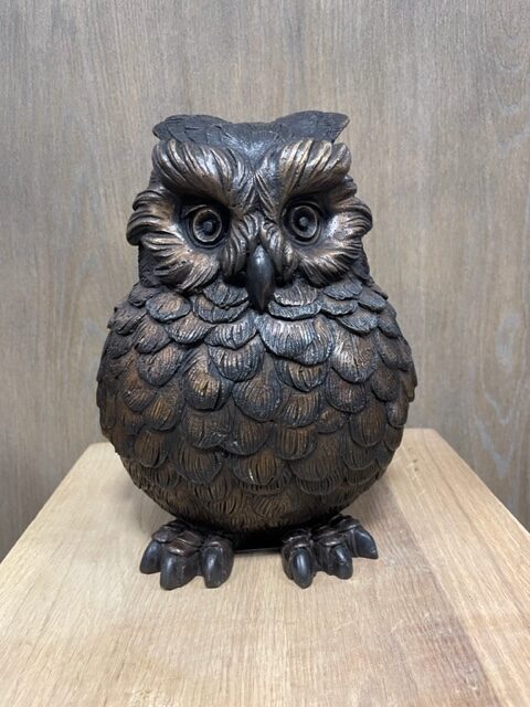 Bronze Bird Wise Old Owl Bronze Sculpture BI 004 2 | Avant Garden Bronzes
