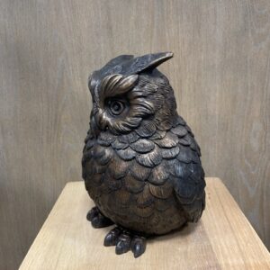 Bronze Bird Wise Old Owl Bronze Sculpture BI 004 4 | Avant Garden Bronzes