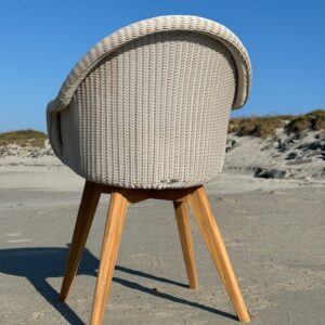 Edgard Dining Chair Teak Base By Vincent Sheppard Available In 3 Colours 3 | Avant Garden Bronzes