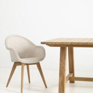 Edgard Dining Chair Teak Base By Vincent Sheppard. Available In 3 Colours 6 | Avant Garden Bronzes