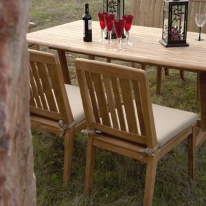 Chesapeake 280 Dining Suite Solid Teak Table & 8 Chairs 4